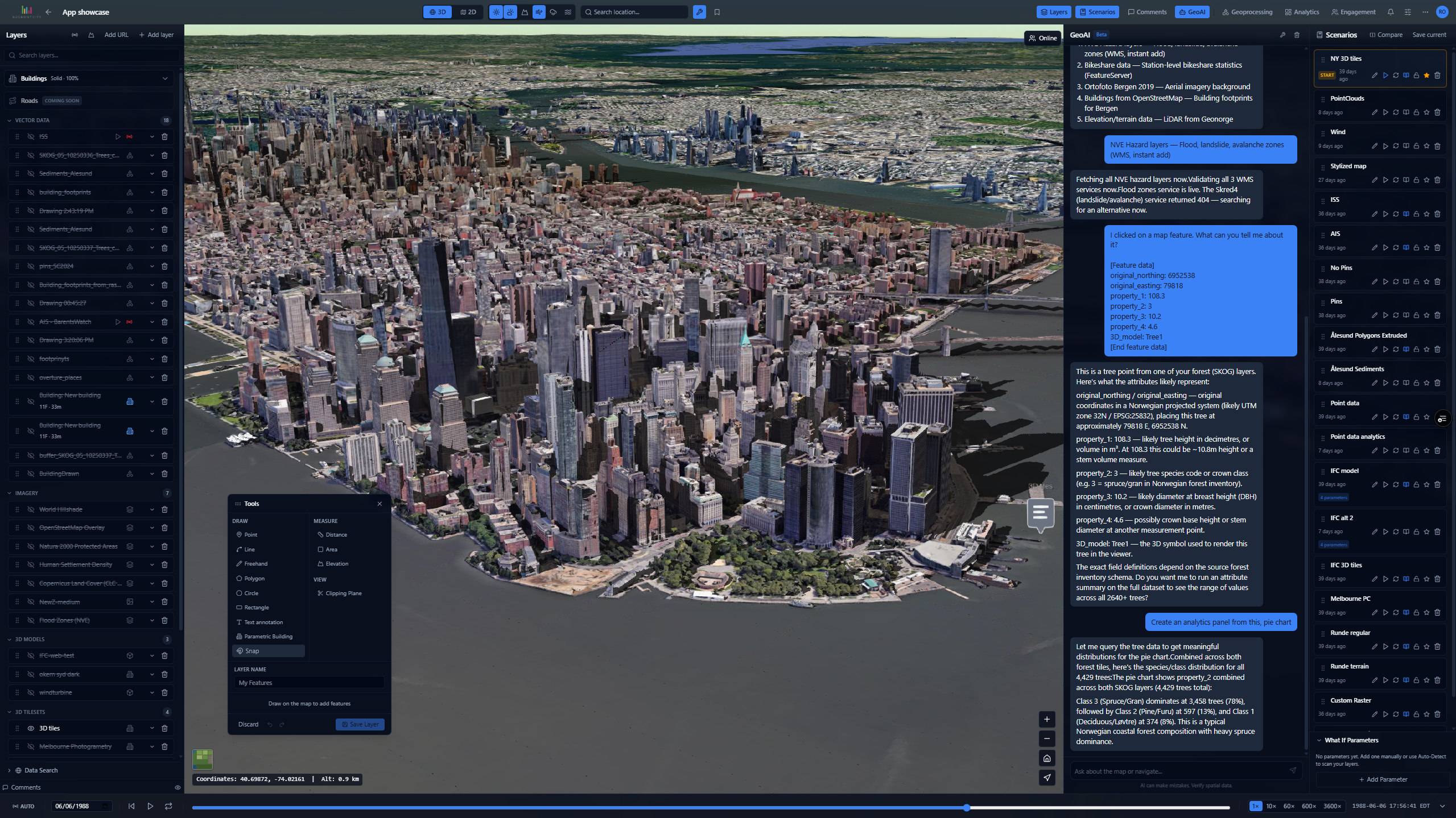 Augmentcity AI agent interface